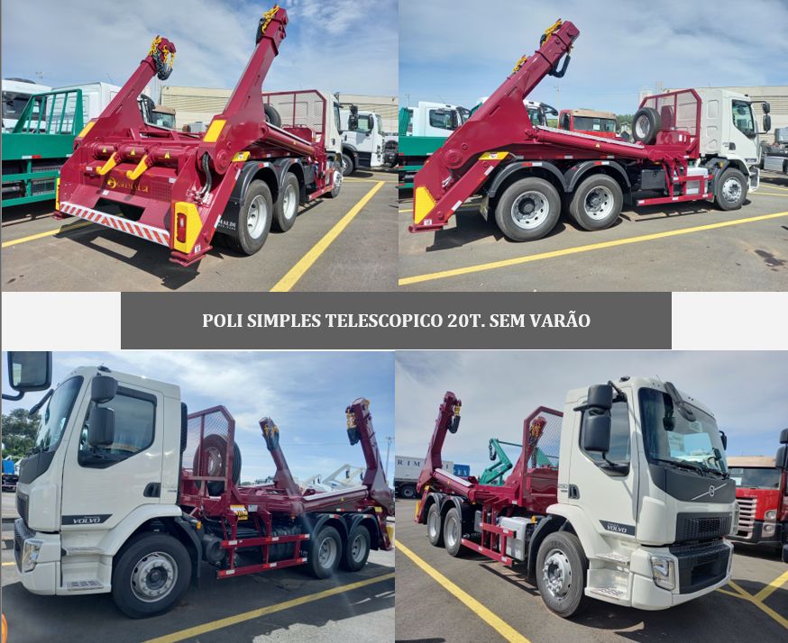 Poli Simples Telesc. 20T s/ varão